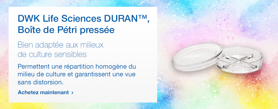 DWK Life Sciences DURAN™ Boîte de Pétri, pressée