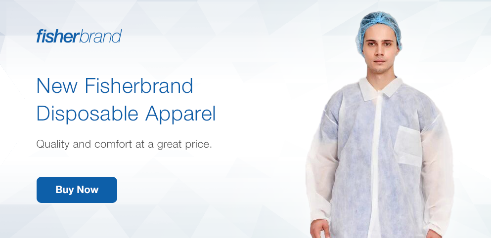 Fisherbrand™ Blouse de laboratoire jetable en polypropylène de classe I Fisherbrand™ Blouse de laboratoire jetable en polypropylène de classe I