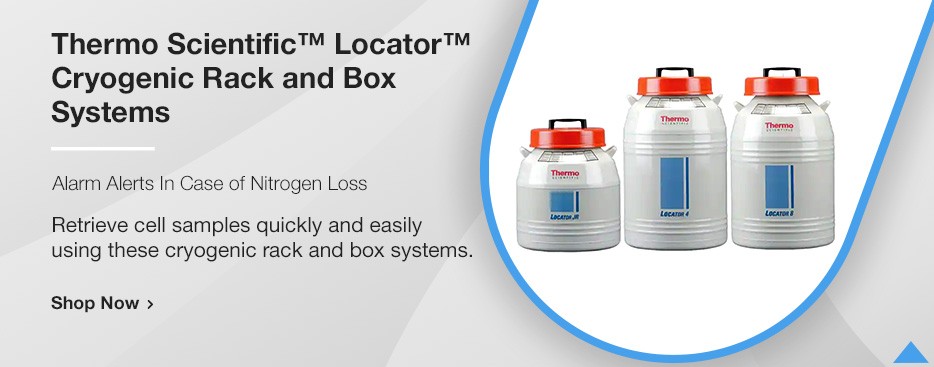 Thermo Scientific™ Locator™ Cryogenic Rack and Box Systems