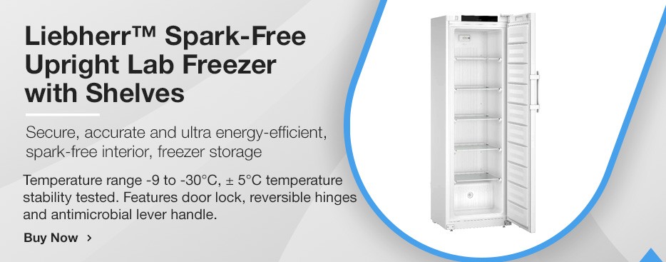 Liebherr™ Spark-Free Upright Lab Freezer with Shelves